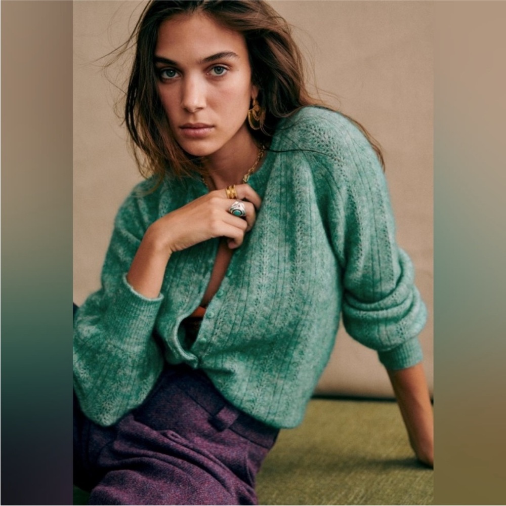 RARE Sezane knit sweater NWOT